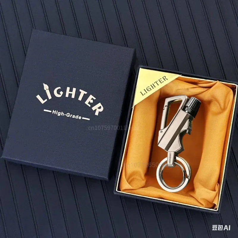 Permanent Match Wireless Lighter with Multi-function Keychain Bottle Opener