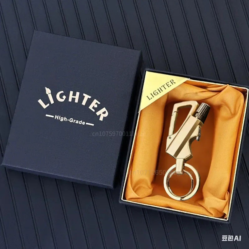 Permanent Match Wireless Lighter with Multi-function Keychain Bottle Opener