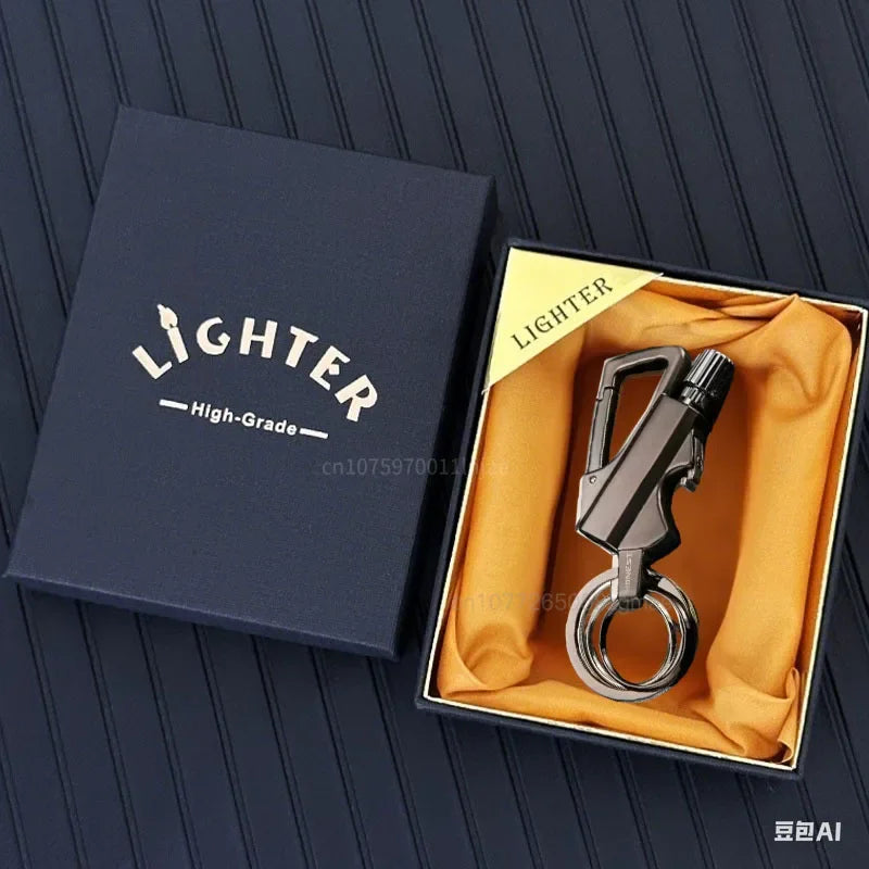 Permanent Match Wireless Lighter with Multi-function Keychain Bottle Opener