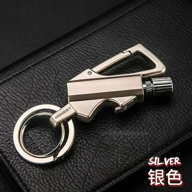 Permanent Match Wireless Lighter with Multi-function Keychain Bottle Opener